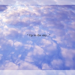 "Up to the sky..."